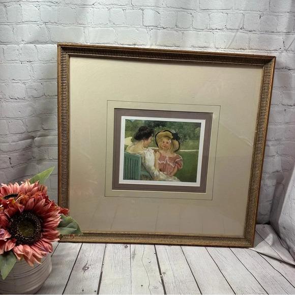 soicher-Marin custom framed print 22x21 mother with child III - Picture 1 of 9